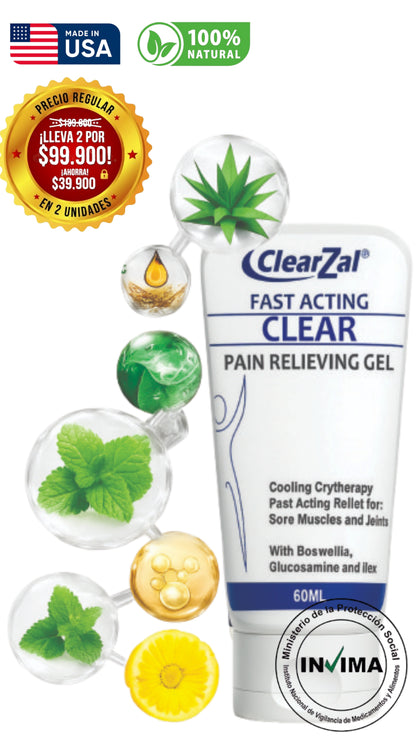 Fast Acting Clear Pain Relieving 60ml